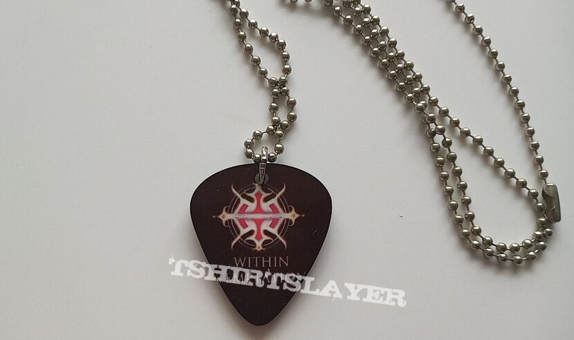Within Temptation Guitar pick necklace
