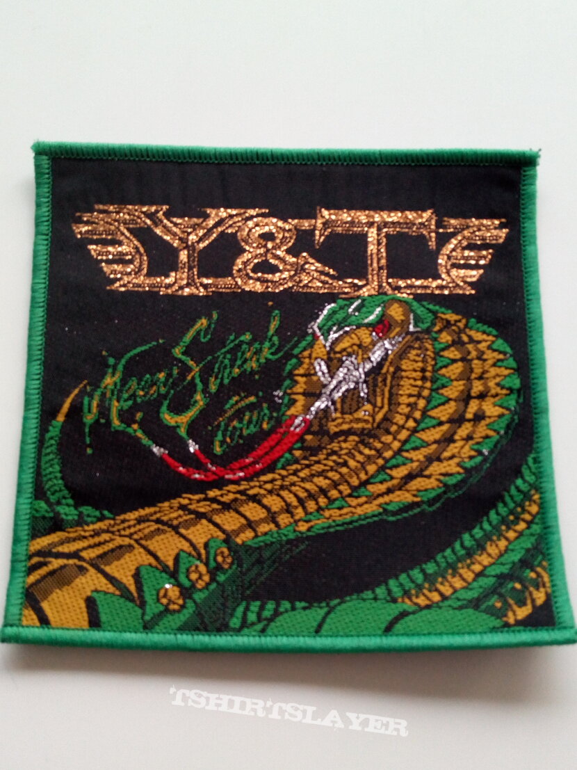 Y&amp;T  mean streak 1983 patch y2