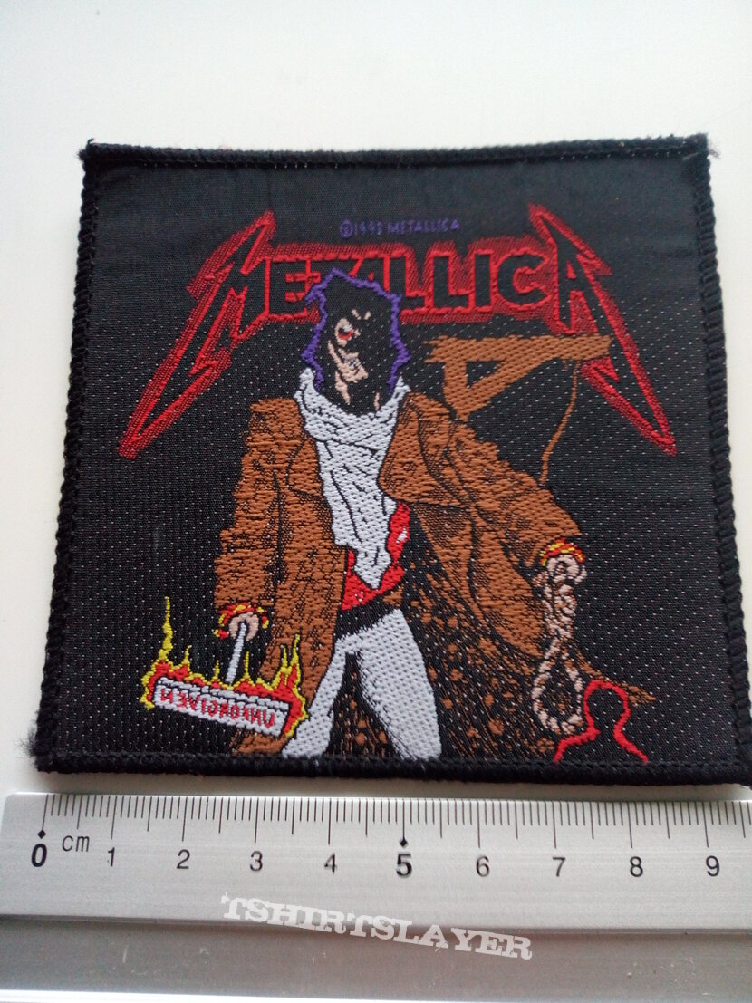 Metallica the unforgiven official  1993 patch 187  bigger version