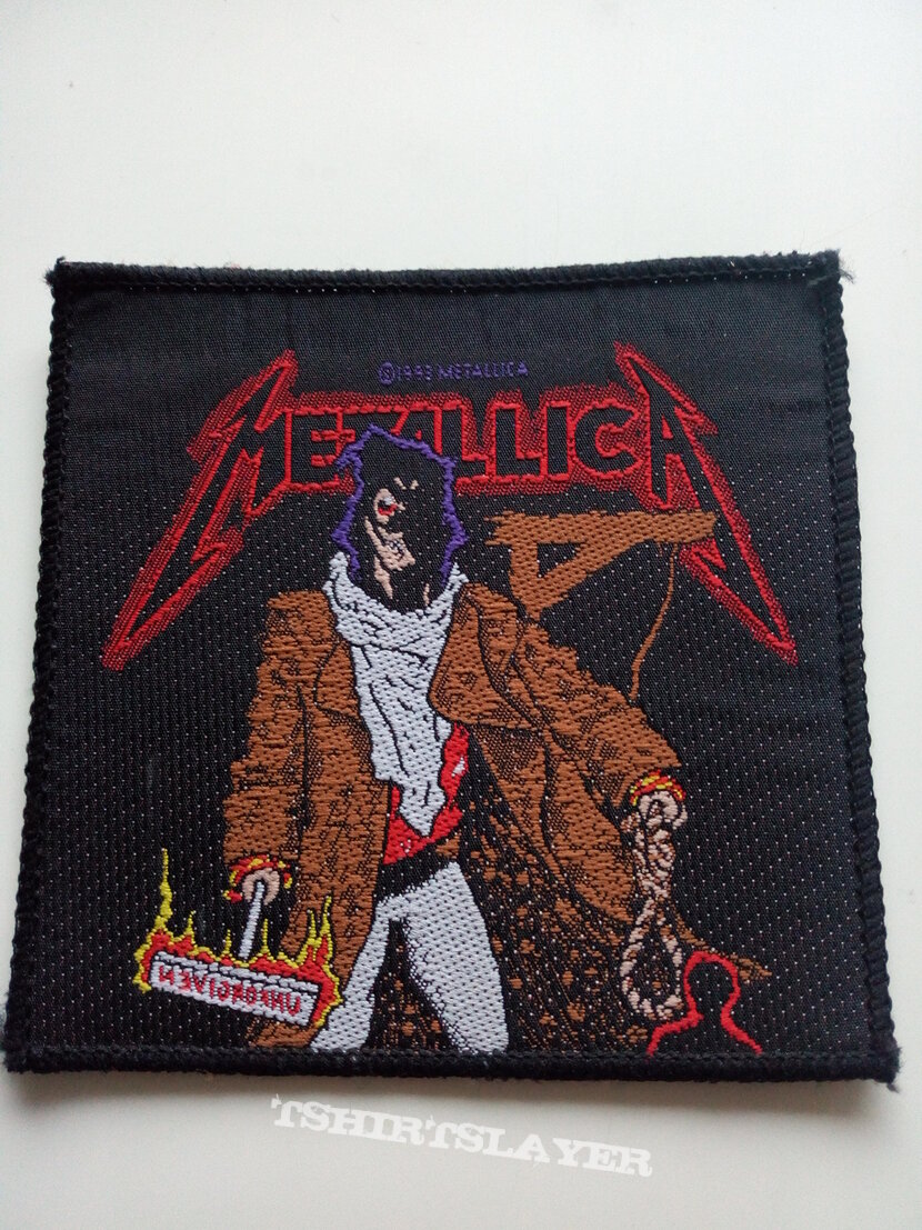 Metallica the unforgiven official  1993 patch 187  bigger version