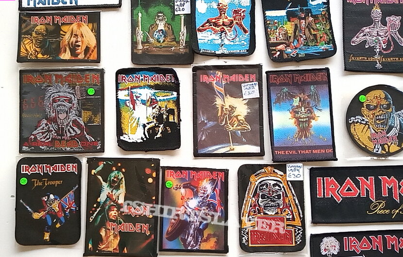 Iron Maiden  various old patches