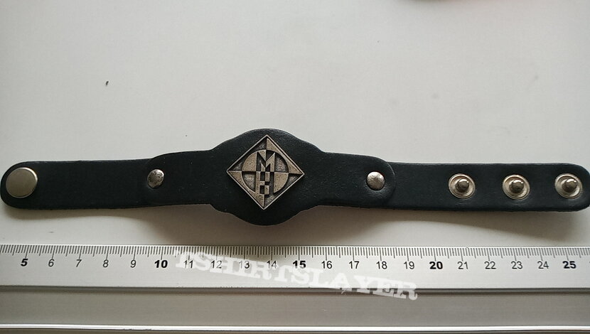 Machine Head  official 2003  merchandise  leather and metal wristband