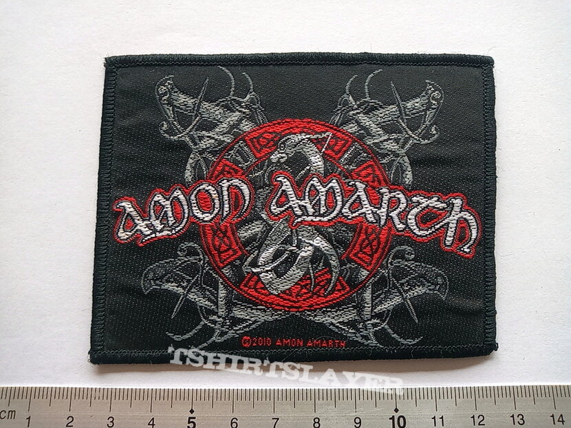 Amon Amarth Viking dog patch a128