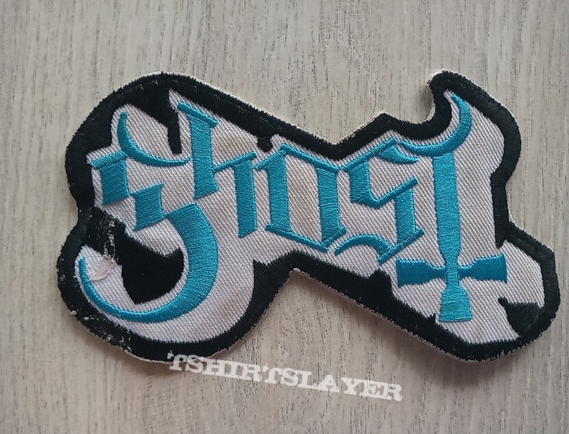 Ghost shaped logo patch used832