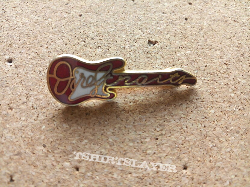 Dire Straits 1979 guitar logo pin speld badge