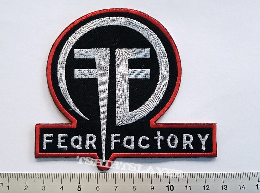 Fear Factory shaped logo patch f5