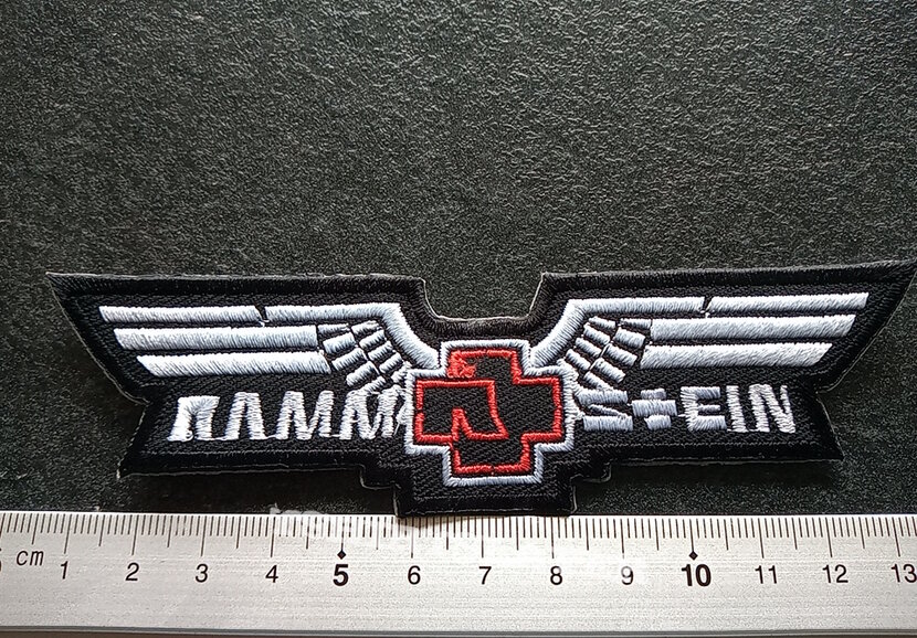 Rammstein shaped logo patch41