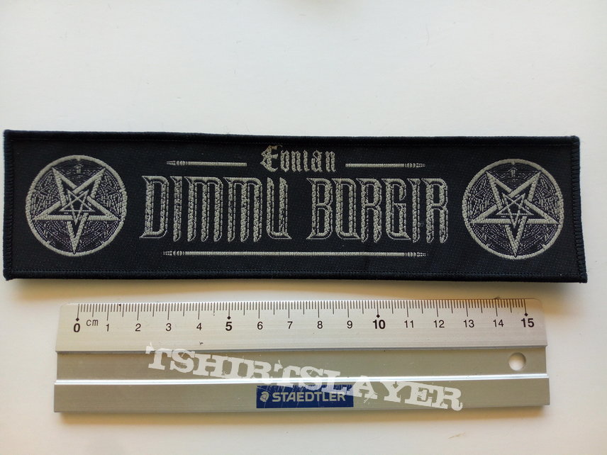 Dimmu Borgir strip patch d350  size 5 x 19.5cm