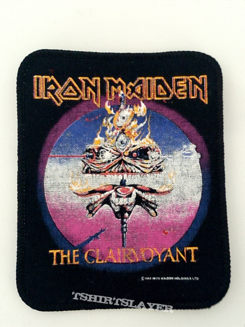  Iron Maiden the clairvoyant   1988 patch 9 8.5 X 10.5 cm brandnew  