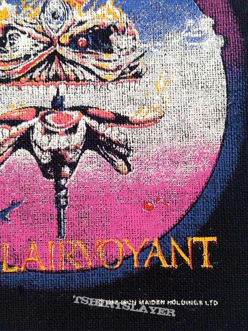  Iron Maiden the clairvoyant   1988 patch 9 8.5 X 10.5 cm brandnew  