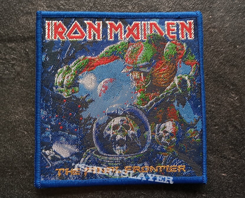 Iron Maiden the final frontier ltd edition patch 324 blue border