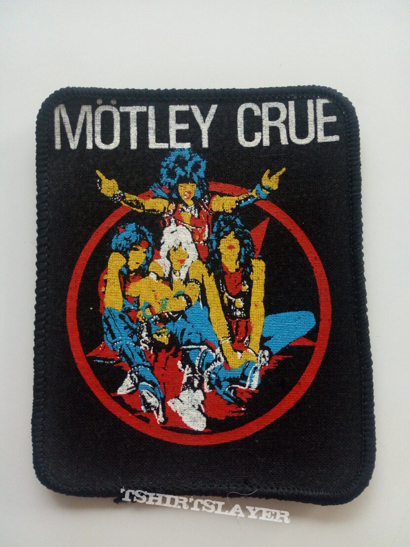 Mötley Crüe Motley Crue  80&#039;s  patch m412 pentagram+ band