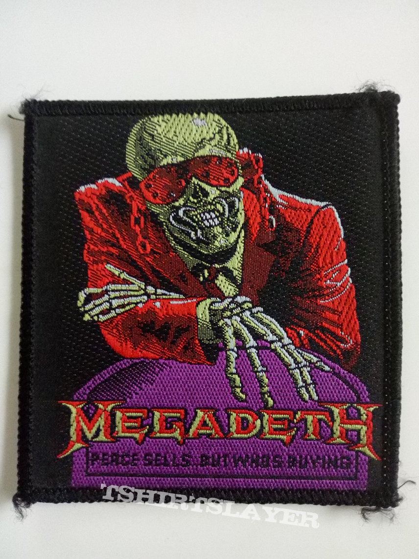 Megadeth peace sells ...vintage 1986 patch81 