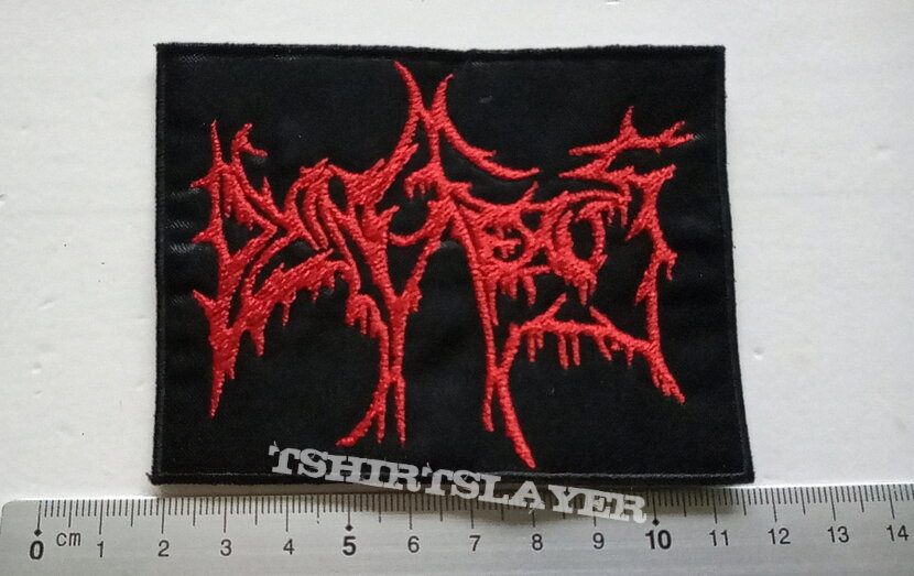Dying Fetus logo patch d125 Dying Fetus logo patch d125