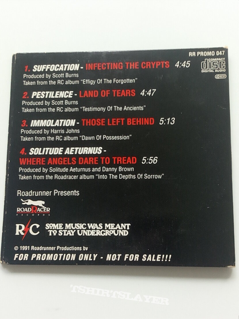 Suffocation  Roadrunner  official 1991 promo cd vol 5  