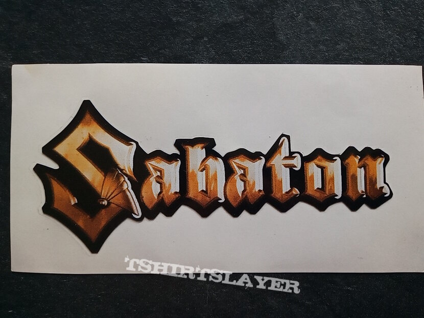 Sabaton shaped sticker