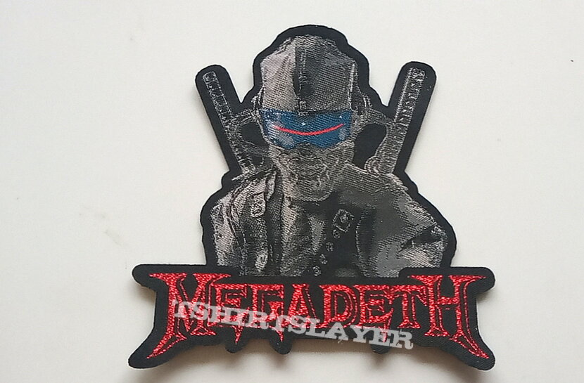Megadeth dystopia  shaped limited edition patch 95