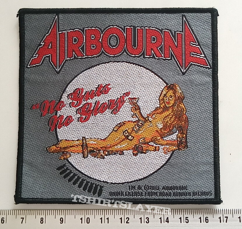 Airbourne no guts no glory officail 2013 patch a24