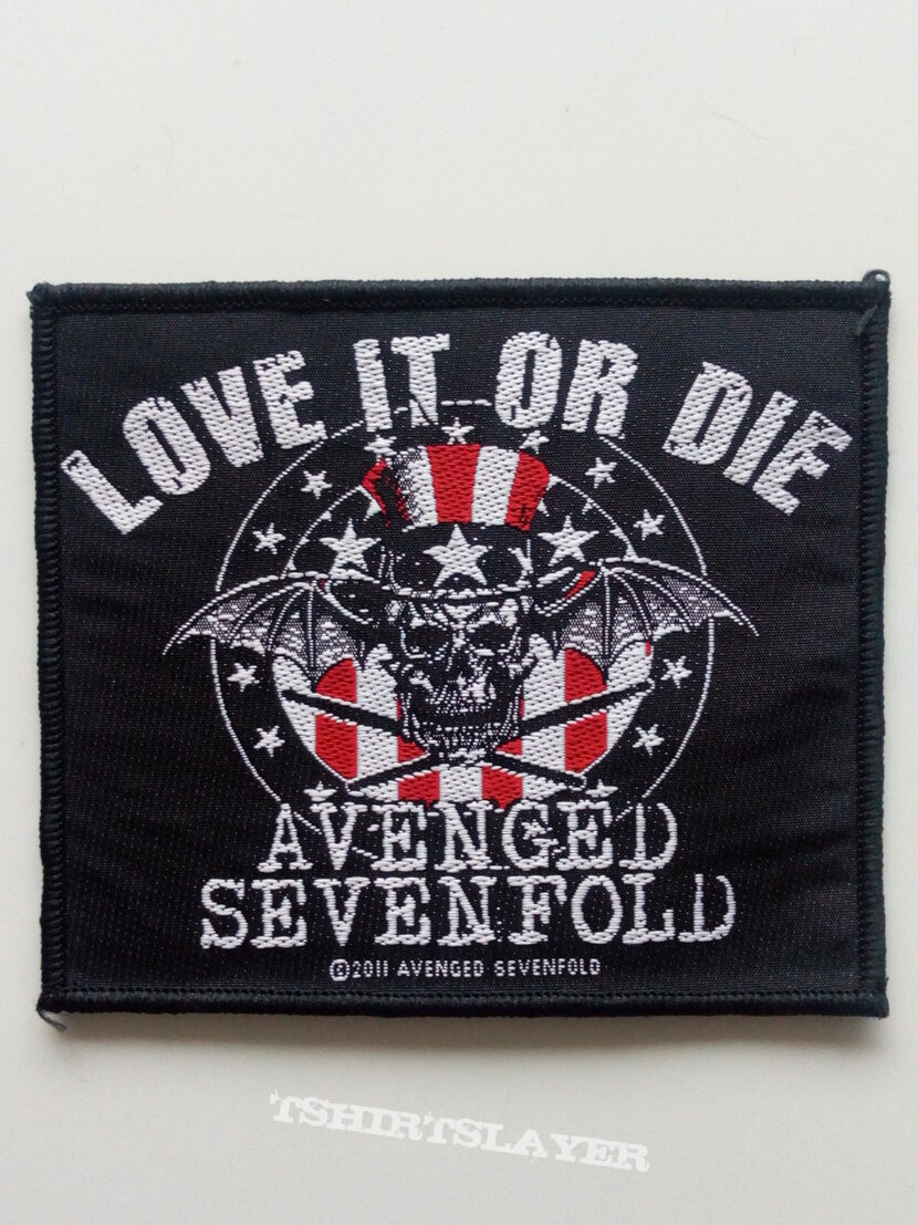 Avenged Sevenfold love it or die patch a333