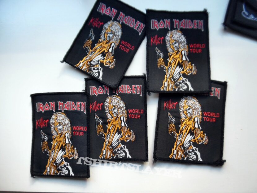 Iron Maiden  1981 Killer world tour patch 201