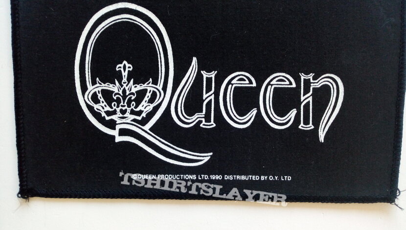 Queen Crest logo official 1990 backpatch bp284 --25x29x38 cm patch