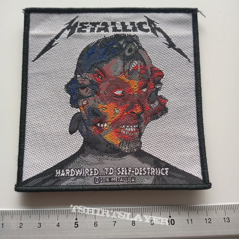 Metallica  hardwired... patch 141 size 10 x 10.5 cm