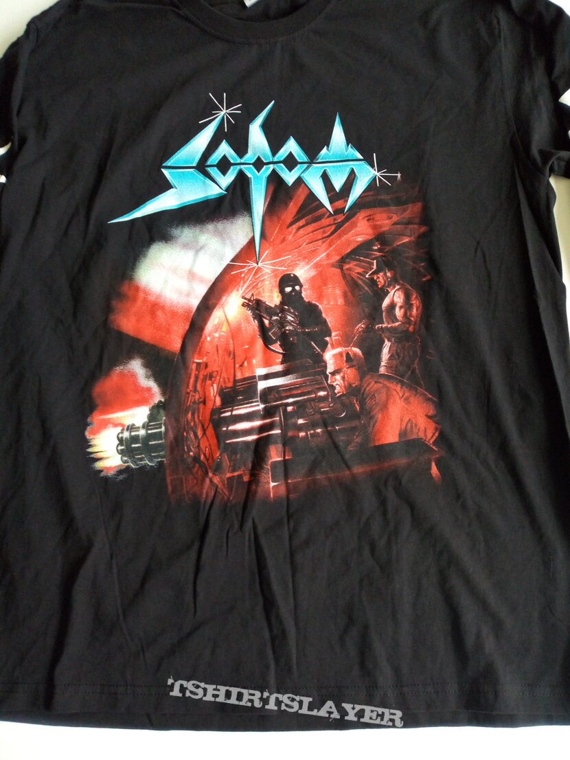 Sodom longsleeve t shirt size xl  printed sleeves