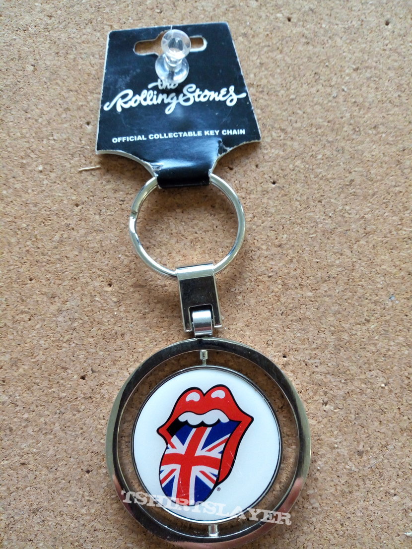  The Rolling Stones official keychain 2013 deluxe  double sided rotable