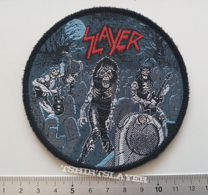 SLAYER  1986 live undead    1986 patch 63 new 9.5 cm 