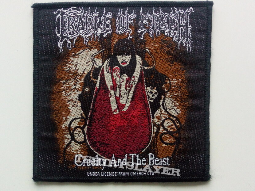   Cradle Of Filth  Cruelty and the beast patch c68