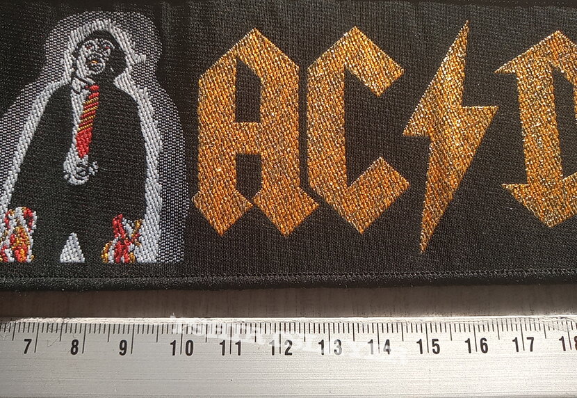 AC/DC Powerage 1980  strip patch 31 --6.5x23 cm---2.6x9 inch