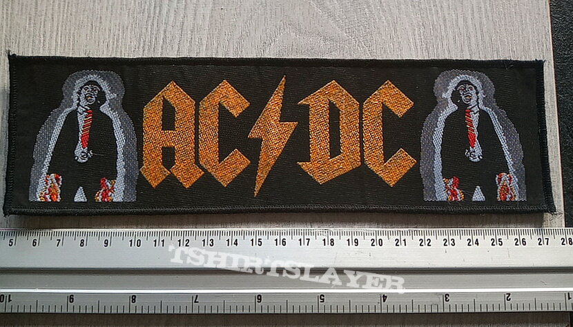 AC/DC Powerage 1980  strip patch 31 --6.5x23 cm---2.6x9 inch