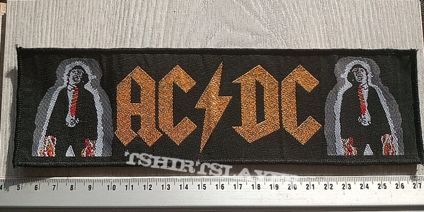 AC/DC Powerage 1980  strip patch 31 --6.5x23 cm---2.6x9 inch