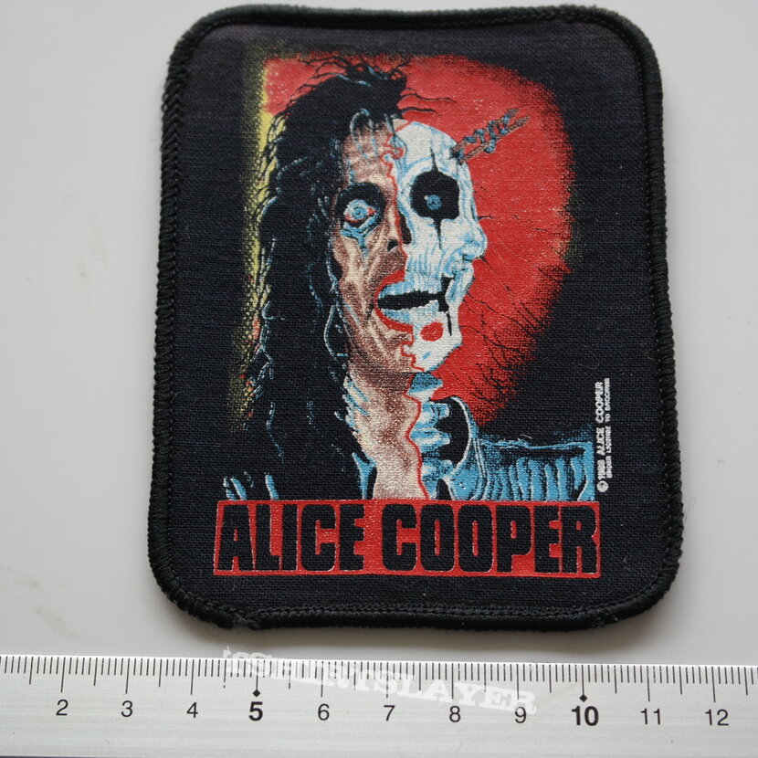 Alice Cooper official 1989 Trash patch c28