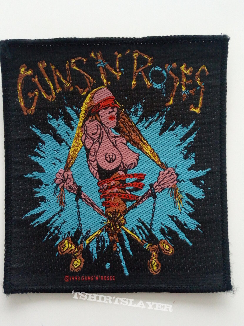 Guns n&#039; Roses  official 1993  patch 3 10x11.5 cm