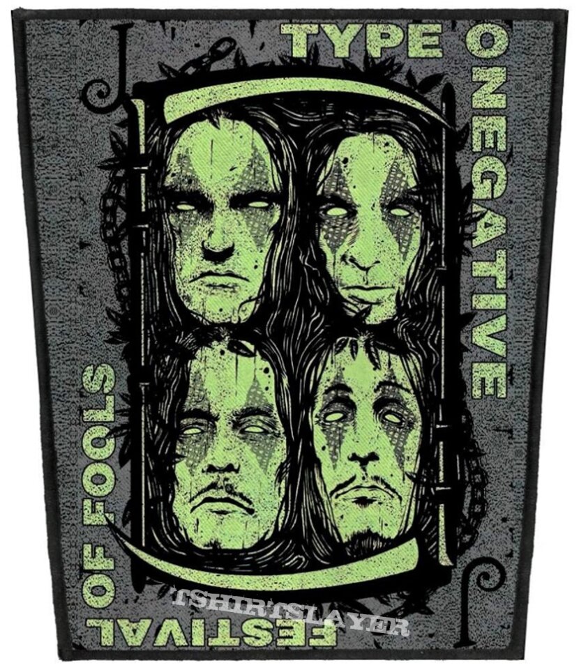 Type O Negative festival of fools backpatch bp 83 patch