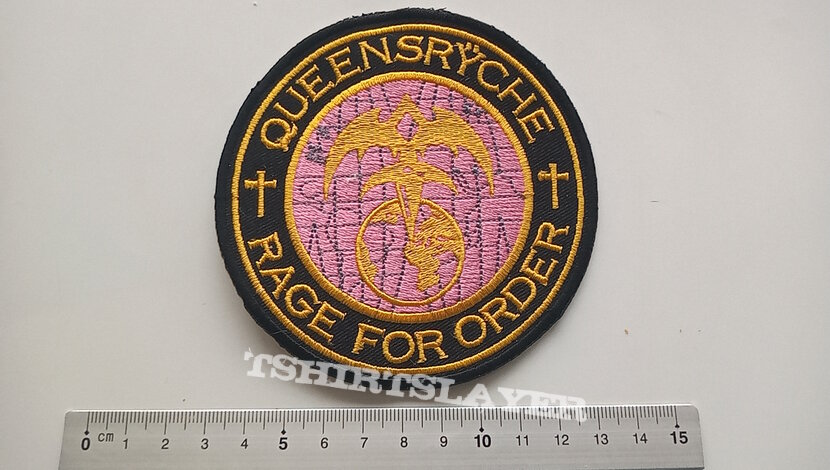 Queensryche  rage for order patch q46-- 10 cm