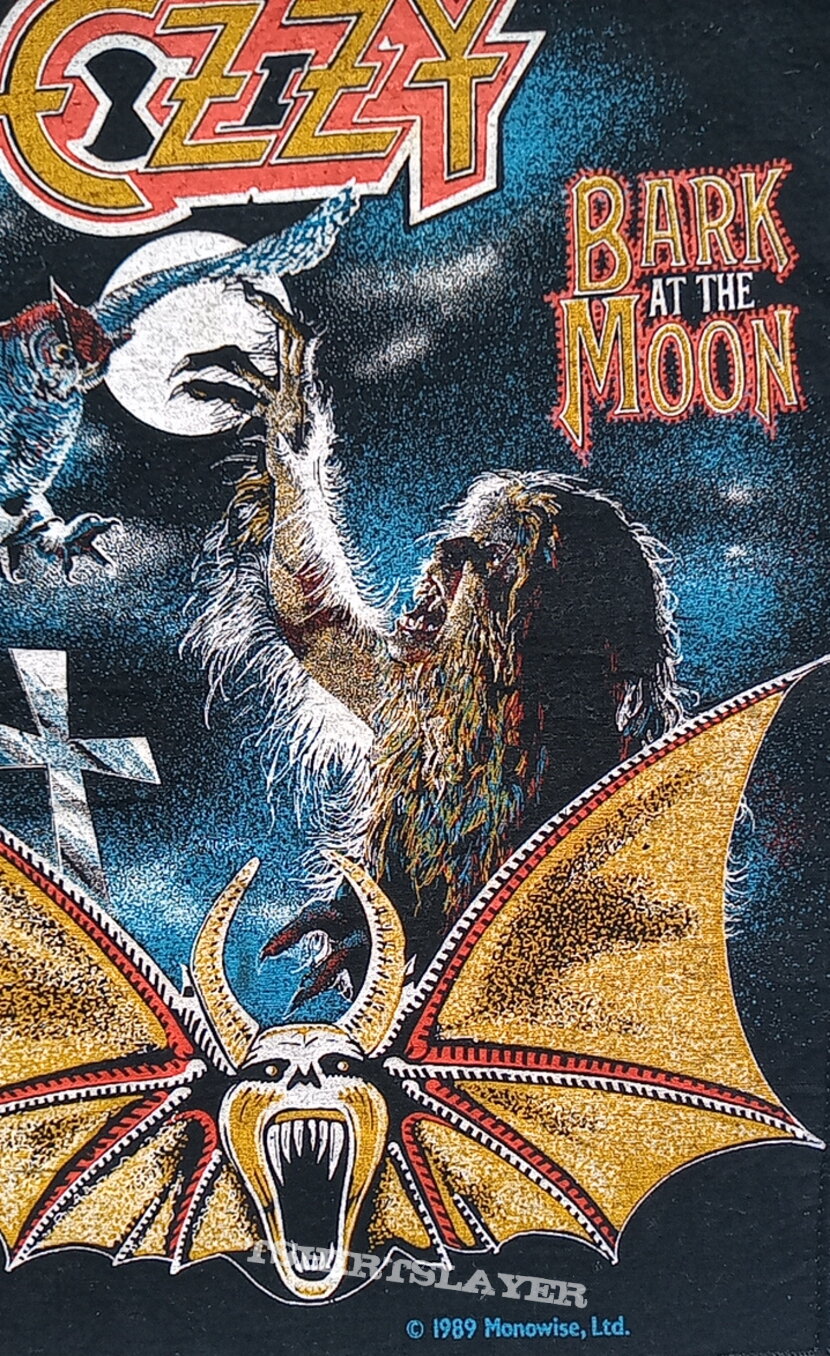 Ozzy Osbourne Bark at the moon  official 1989 backpatch bp264