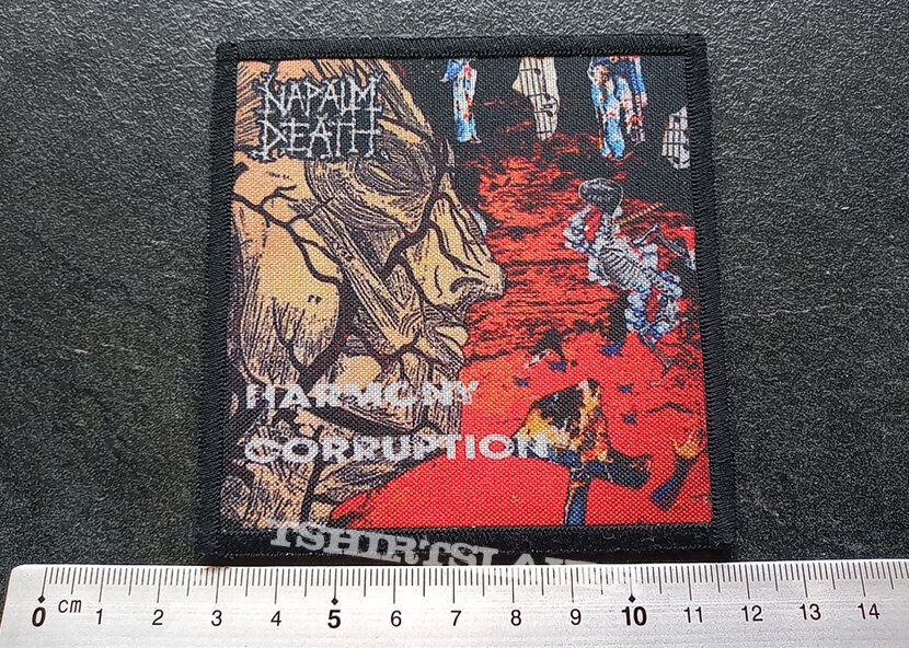 Napalm Death harmony corruption  printed patch n115