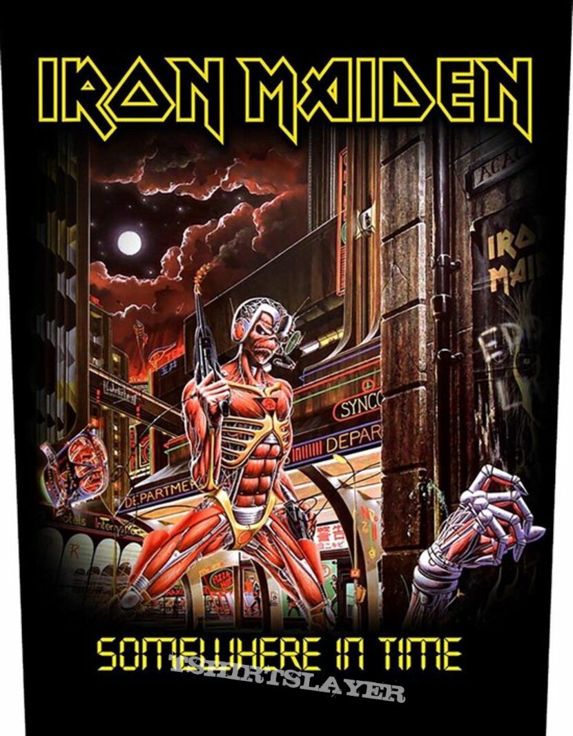 Iron Maiden somewhere in time  backpatch bp839