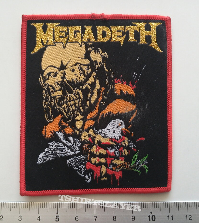 Megadeth new patch 59   red border  