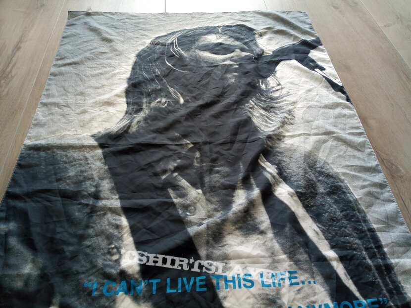 nirvana kurt cobain 75 x 110 cm poster flag no 9142