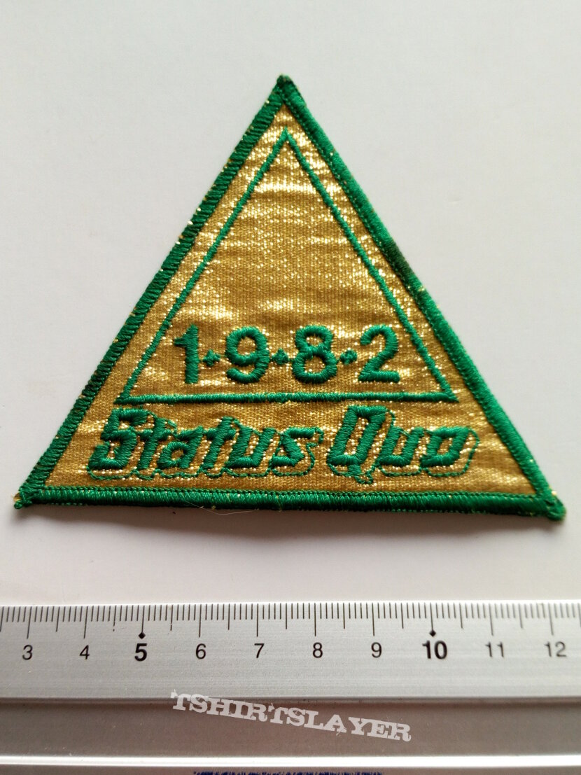 Status Quo official 1982 promo patch s230