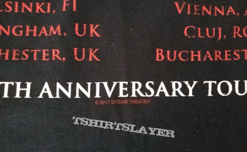 Dream Theater new xl tour t shirt images words &amp; beyond + backprint sh511