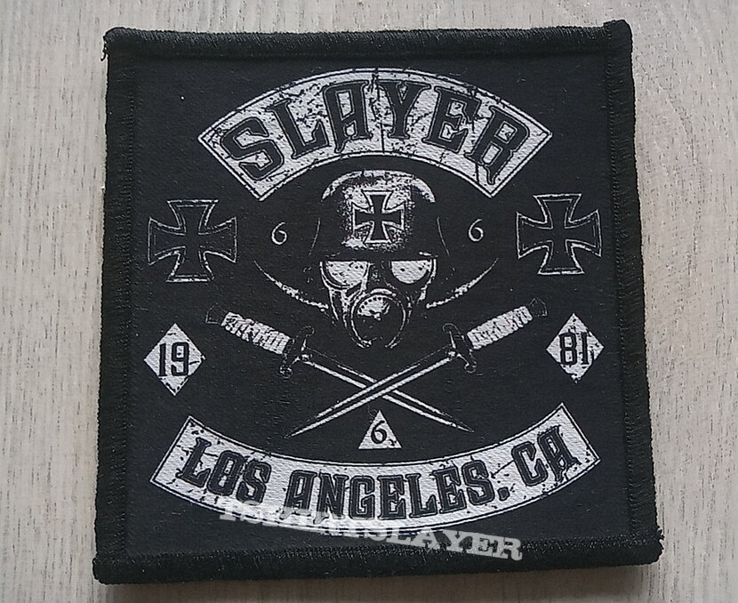 Slayer Los Angeles CA  printed patch 107
