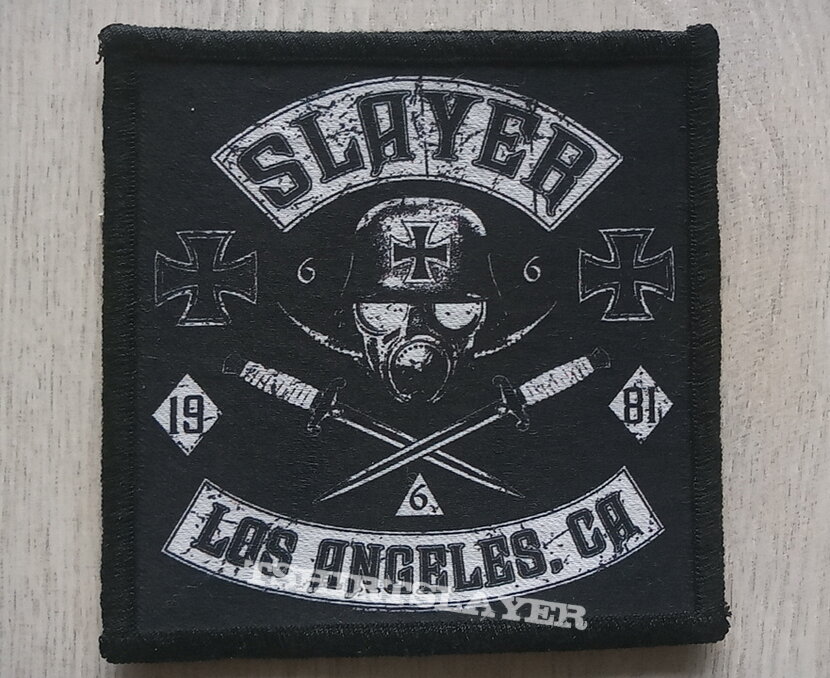 Slayer Los Angeles CA  printed patch 107