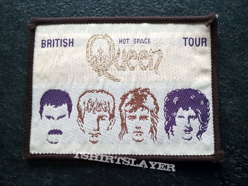 Queen    British Hot Space Tour 1982   patch qu2