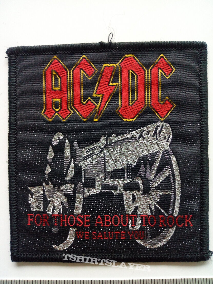 AC/DC  for thos about to rock  patch 78  