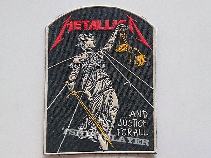 Metallica And justice for all  old rubber patch rp20