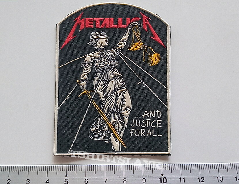 Metallica And justice for all  old rubber patch rp20